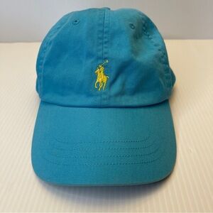 Polo Ralph Lauren Twill Signature Ball Cap - Turquoise